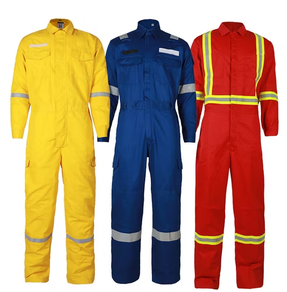 High Visibility Cotton Fireproof Safety Overalls Suit