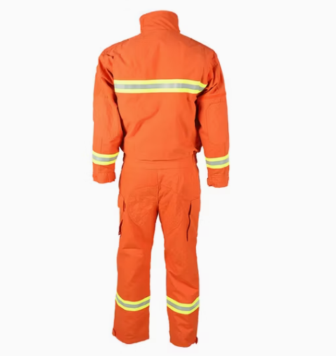 High Visibility Cotton Fireproof Safety Overalls Suit